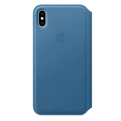 Apple iPhone XS Max Leather Folio Cape Cod Blue