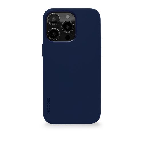 DECODED Silicone Backcover w/MagSafe for iPhone 14 Pro Max - Navy Peony