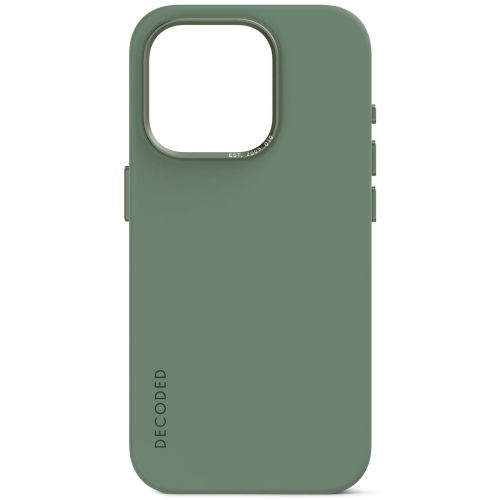 DECODED Silicone Backcover w/MagSafe for iPhone 15 Pro Max - Sage Leaf Green