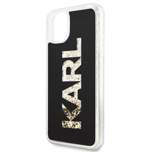 Karl Lagerfeld iPhone 11 Pro Max - black Logo Glitter Hard Case 