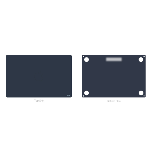 JCPAL Protective Skin for MacBook Air 13 (M2-M4) - Midnight