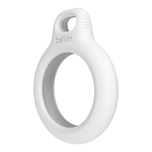 BELKIN Secure Holder with Keyring for AirTag - White