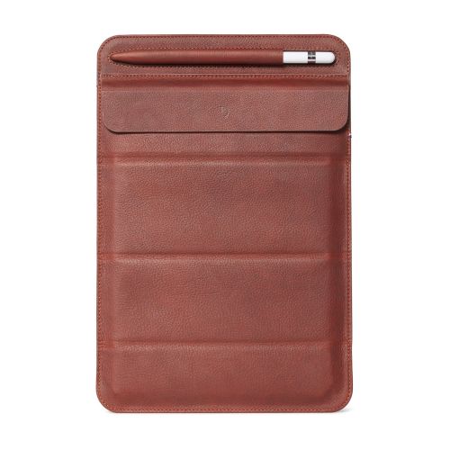 Decoded Leather Foldable Sleeve for iPad up to 11 inch (Brown Oak)