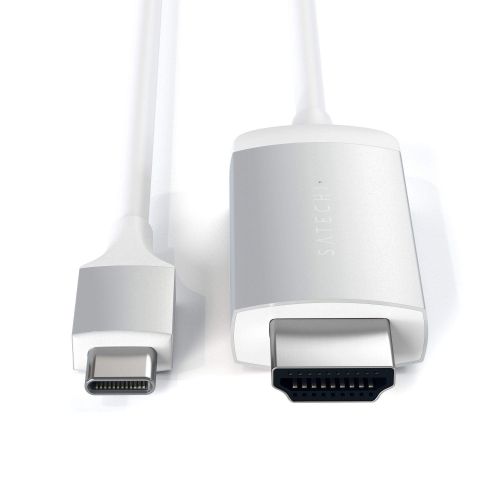 Satechi USB-C to 4K 60Hz HDMI cable 1.8m Silver