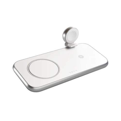 ZENS Aluminium 4in1 Wireless Charger (45W, Designed for Magsafe) - White