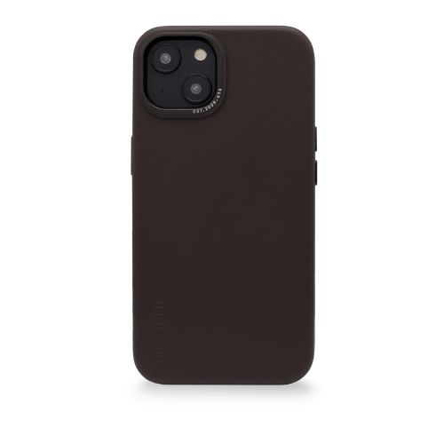 DECODED Leather Backcover w/MagSafe for iPhone 14 - Chocolate Brown