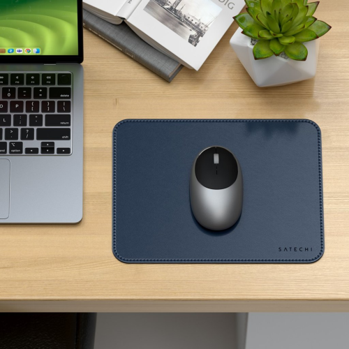 Satechi Vegan-Leather Premium Mousepad - Blue