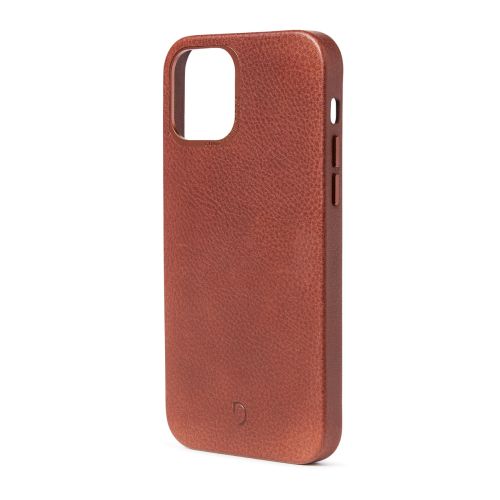 DECODED Leather Backcover for iPhone 12/12 Pro Max - Cinnamon Brown
