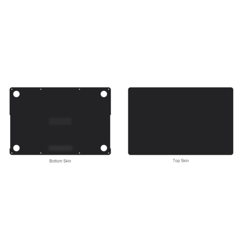 JCPAL Protective Skin for MacBook Pro 14 (M2-M4) - Space Black