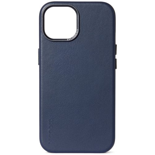 DECODED Leather Backcover w/MagSafe for iPhone 15 Plus - True Navy