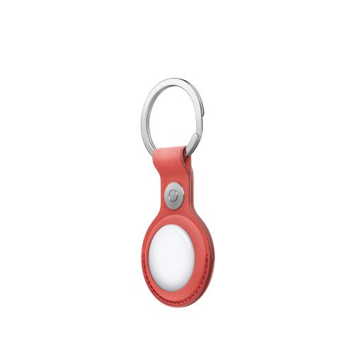 Apple AirTag FineWoven Key Ring - Coral